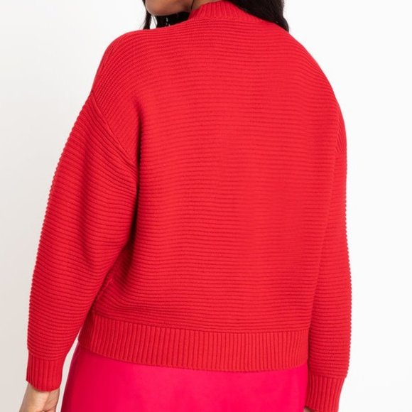 Eloquii Cutout Neck Sweater - Picture 3 of 4